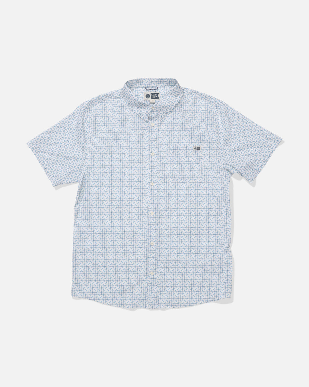 Salty Crew BREEZER PERF BUTTON UP - Off White