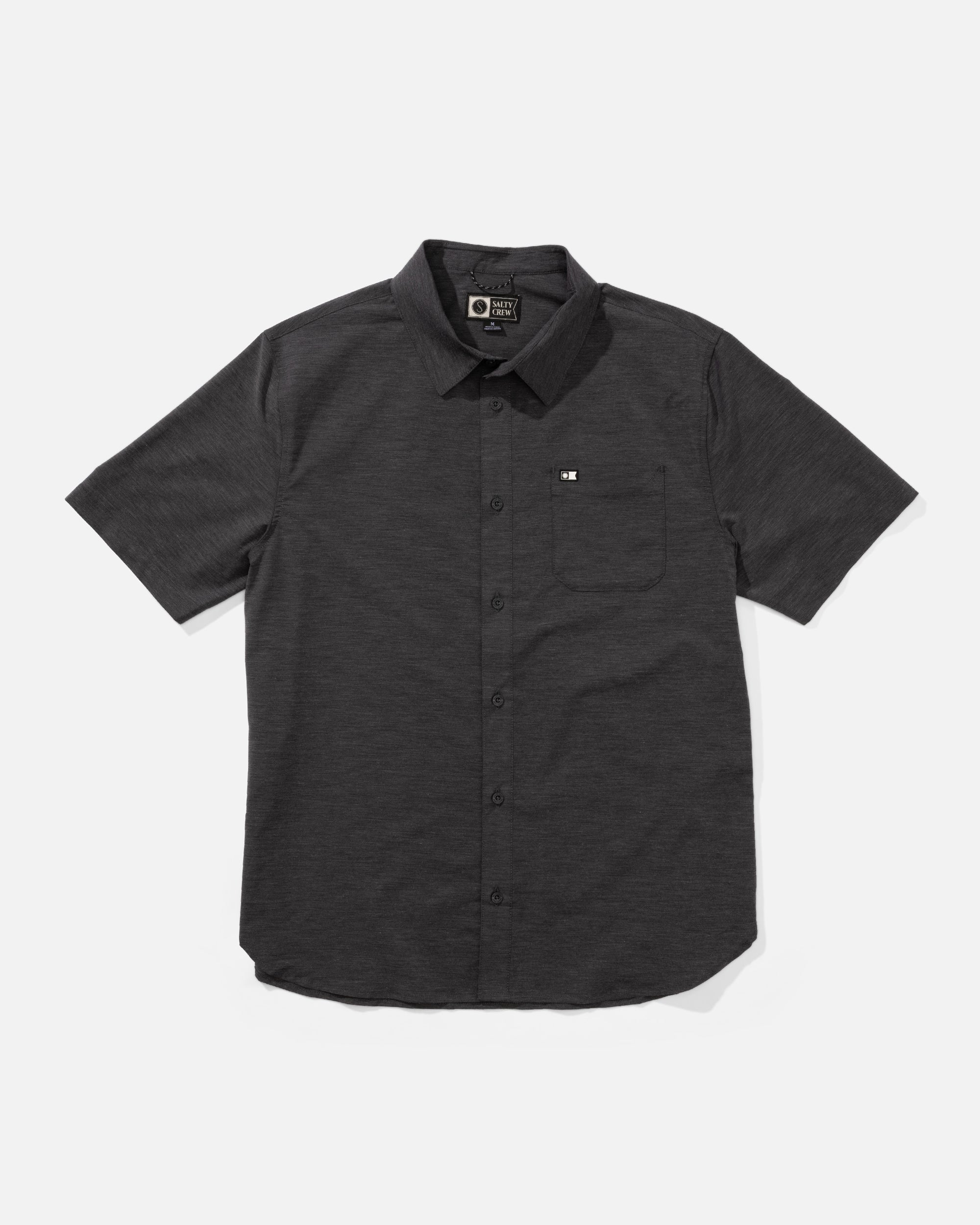 Salty Crew DRIFTER UV BUTTON UP - Black
