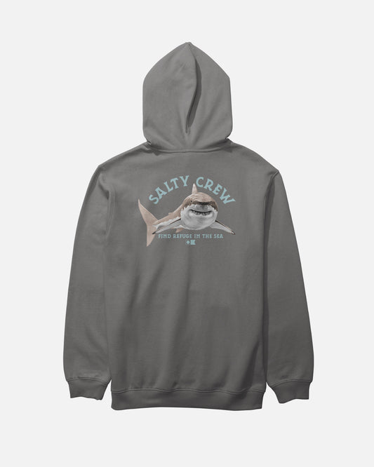 Salty Crew LURKING FLEECE - Charcoal
