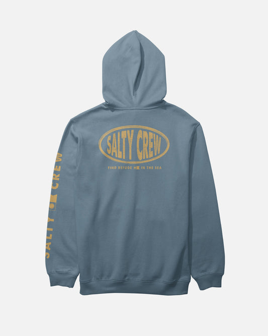 Salty Crew SIGNAGE FLEECE - Slate