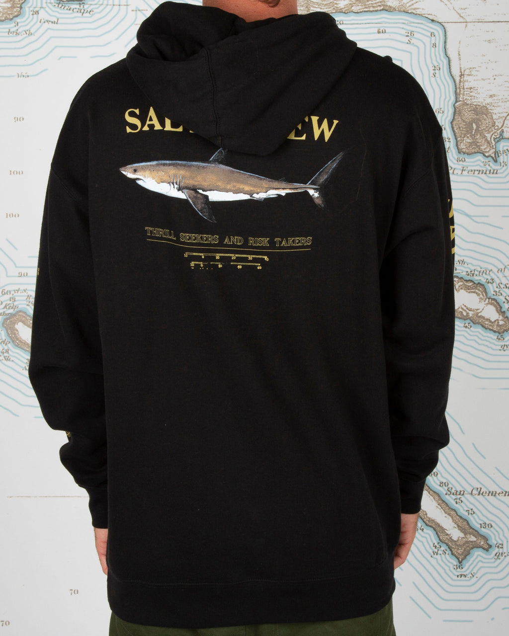 Salty Crew Salty Crew - Bruce Black Hood Fleece