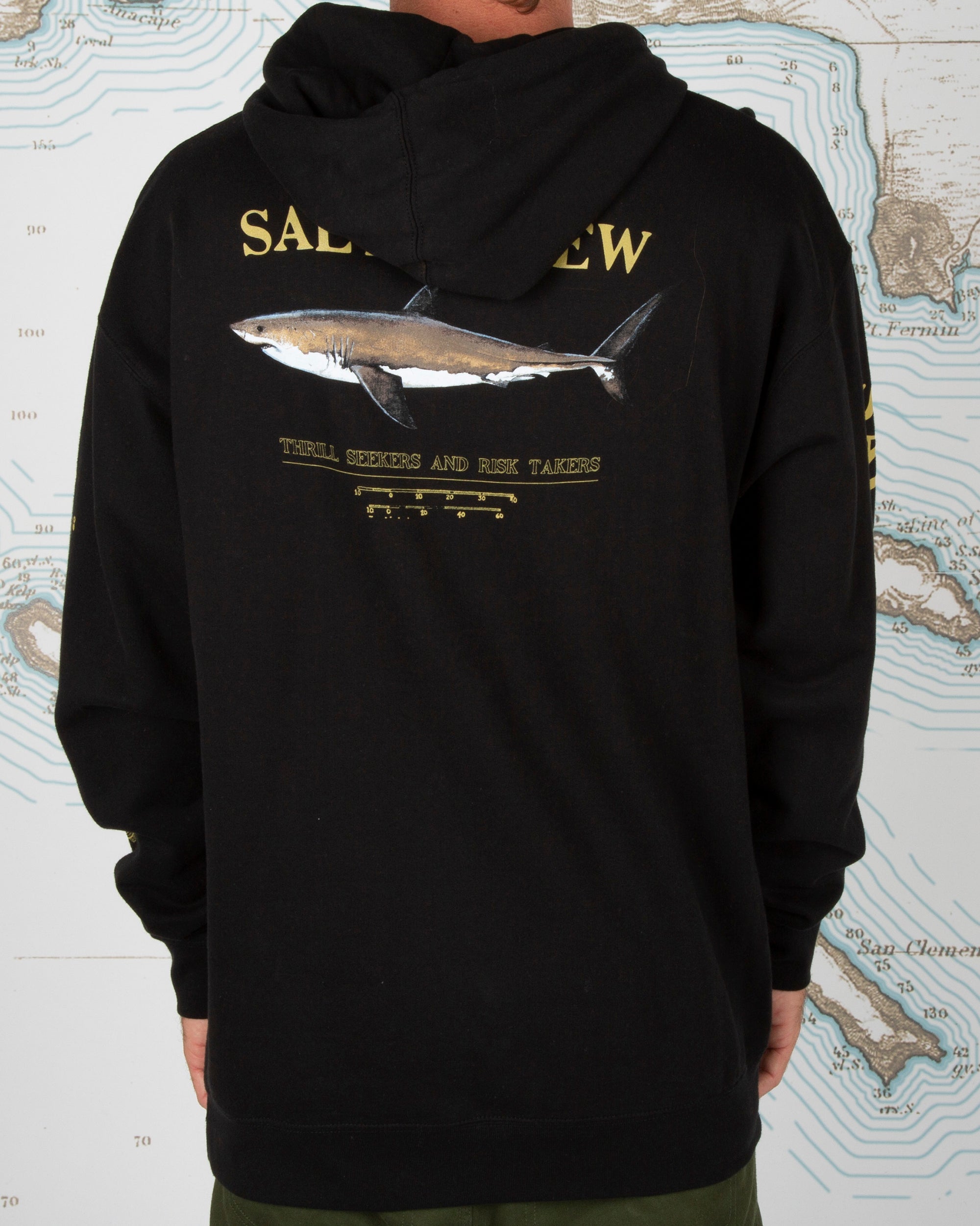 Salty Crew Salty Crew - Bruce Black Hood Fleece