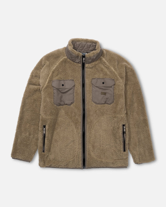 Salty Crew SWELLTER SHERPA FLEECE - Mushroom