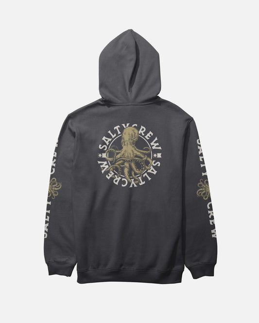 Salty Crew TENTACLES HOODED FLEECE - Black