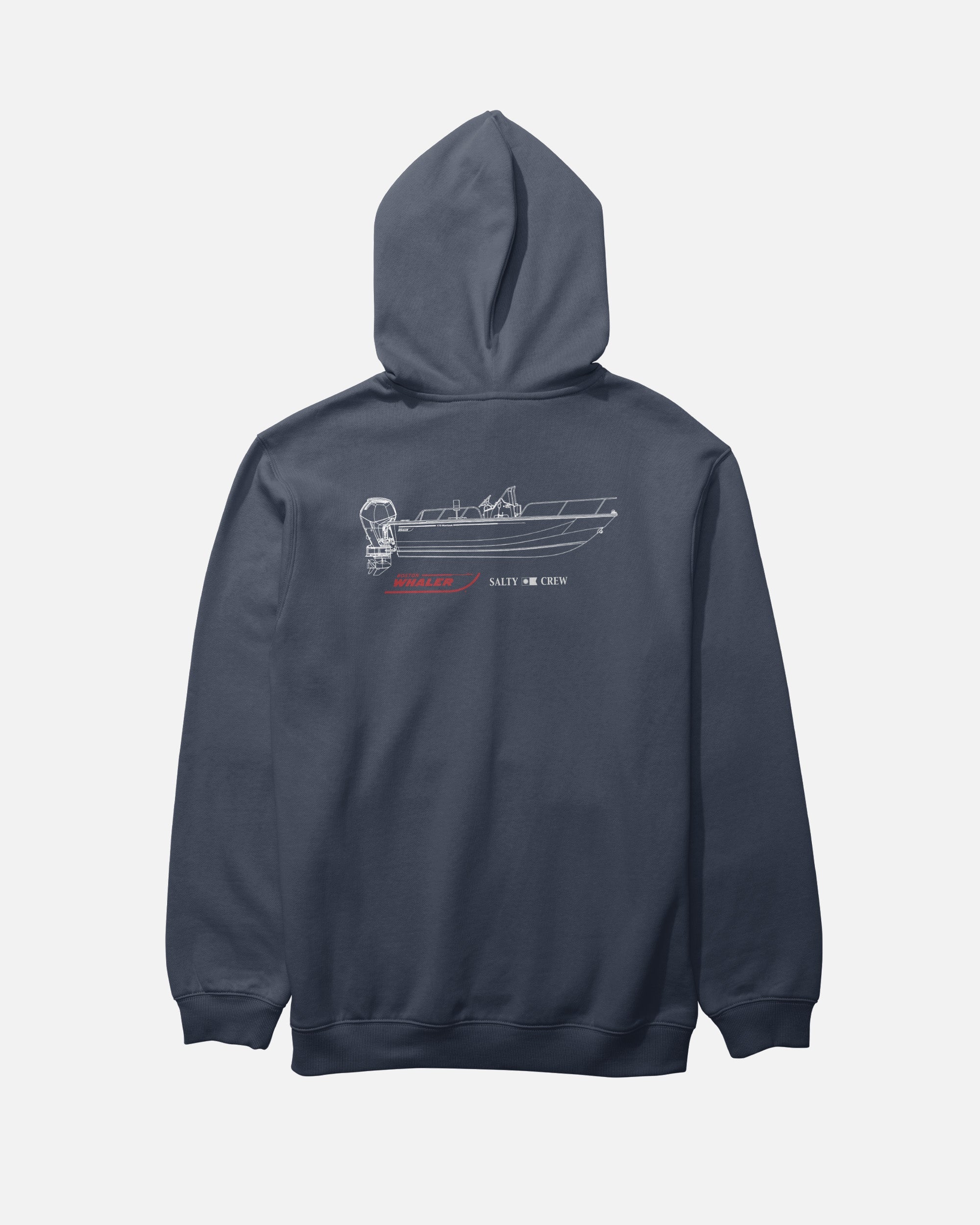 Salty Crew WHALER SCHEMATIC FLEECE - Navy