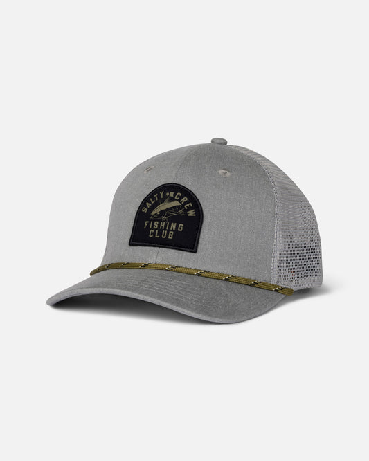Salty Crew FISHING CLUB TRUCKER - Grey Heather