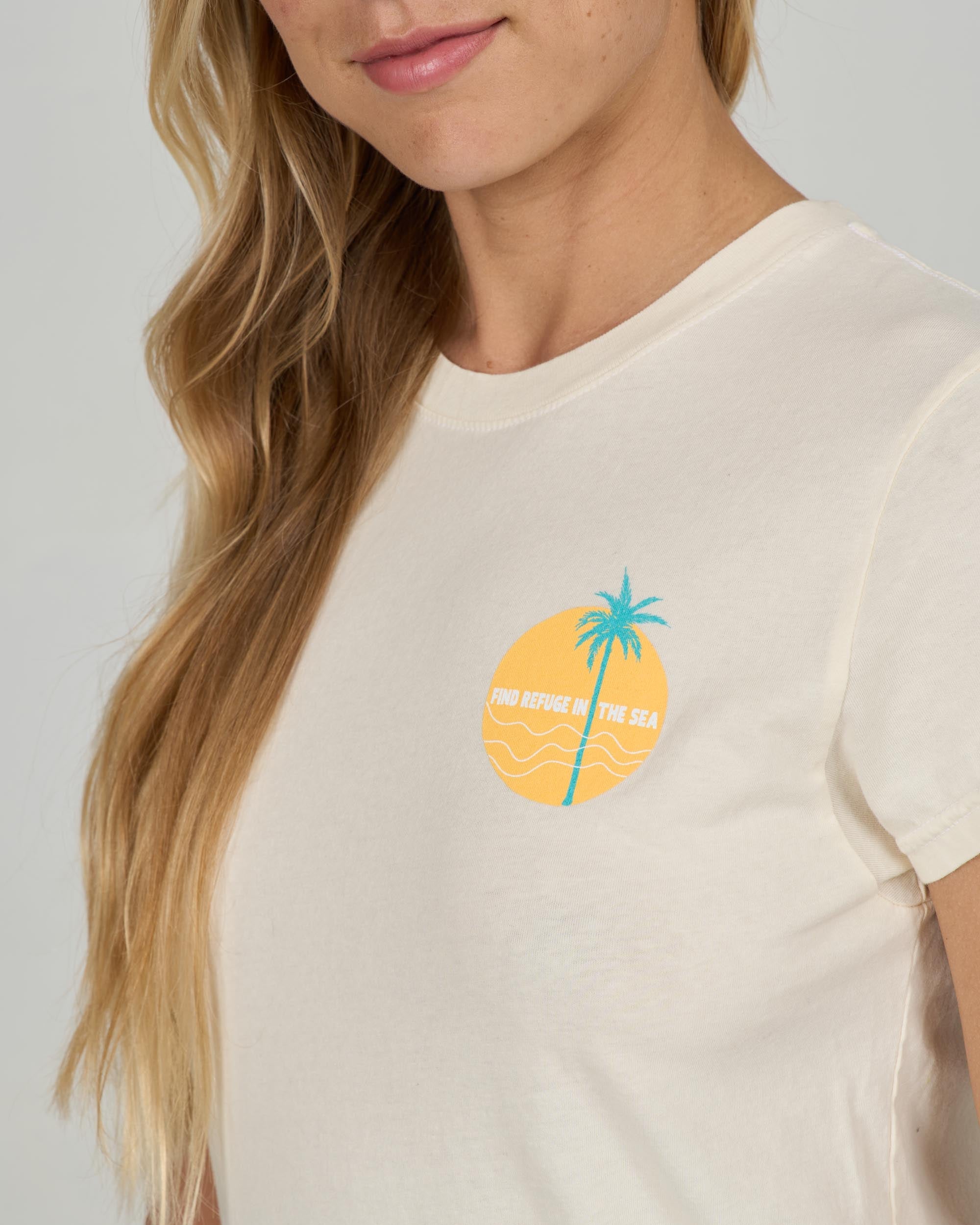 Salty Crew SIMPLICITY MODERN TEE - Off White