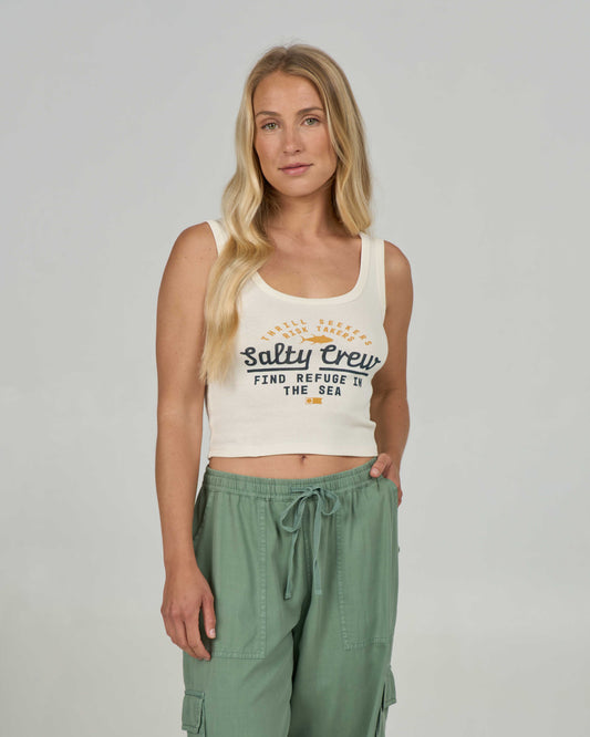 Salty Crew UNSCRIPTED TANK - Off White