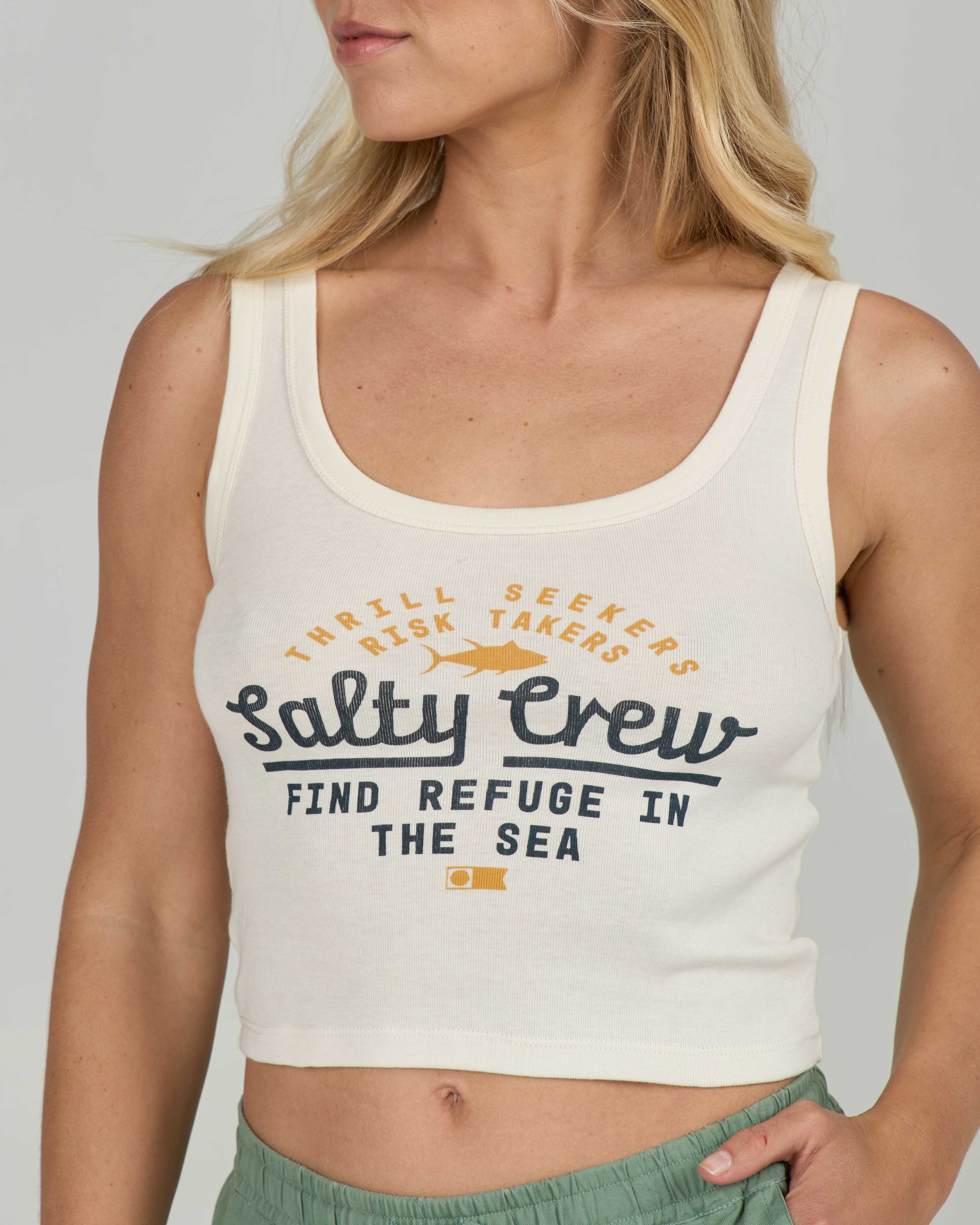 Salty Crew UNSCRIPTED TANK - Off White