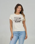 Salty Crew TRUCK STOP MODERN TEE - Off White