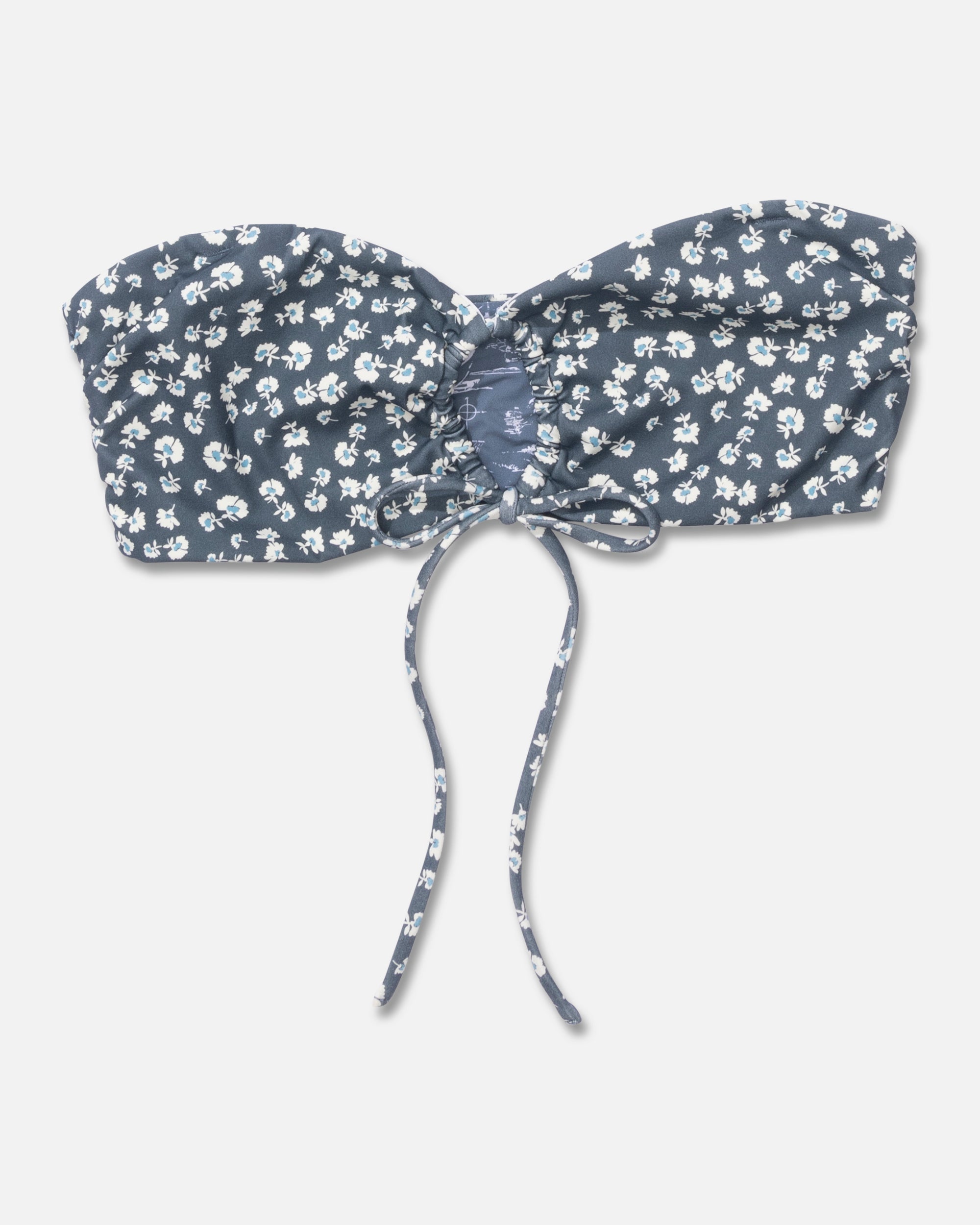 Salty Crew FALLING FLORAL BANDEAU - Fin Blue