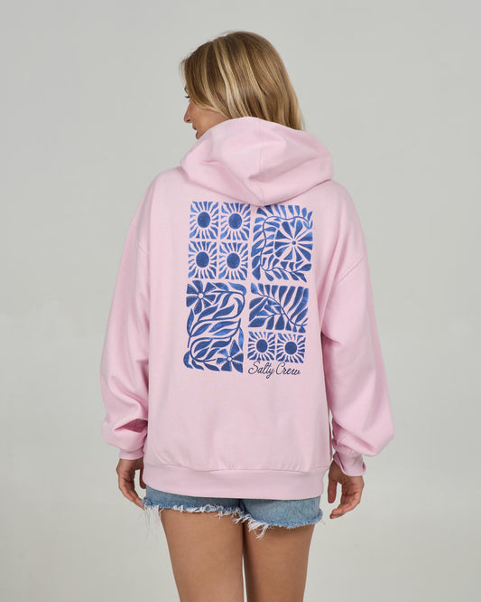 Salty Crew SUNBLOCK HOODY - Pink Skies