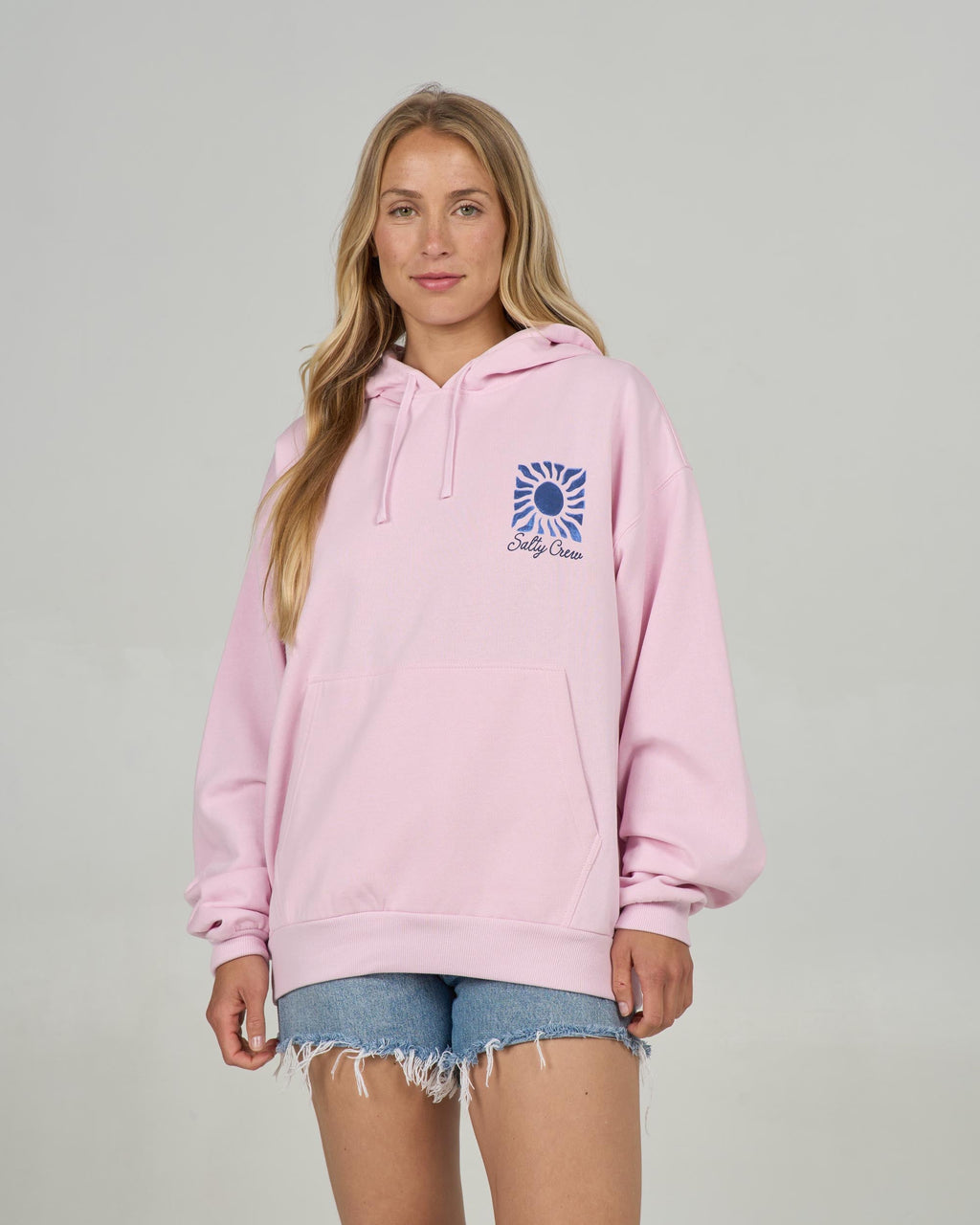 Salty Crew SUNBLOCK HOODY - Pink Skies