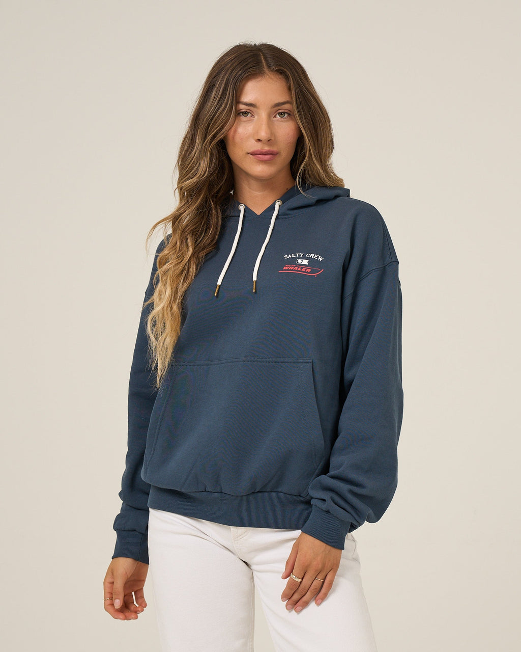 Salty Crew WHALER HOODIE - Midnight Navy