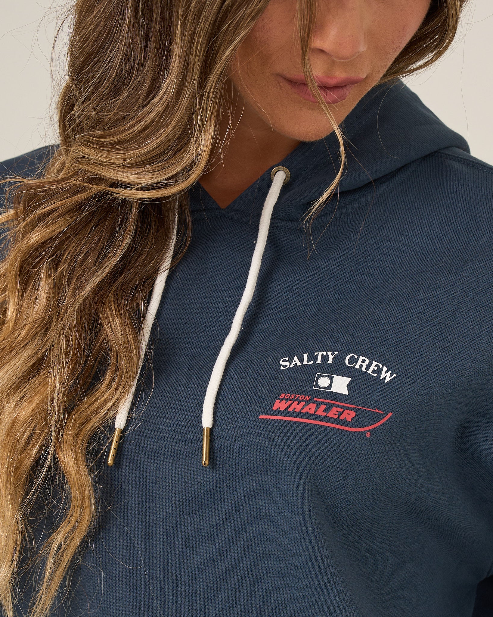 Salty Crew WHALER HOODIE - Midnight Navy