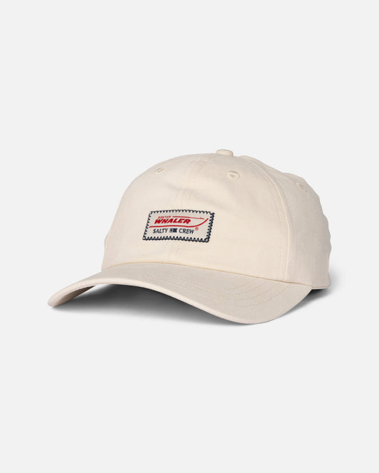 Salty Crew WHALER DAD HAT - Off White
