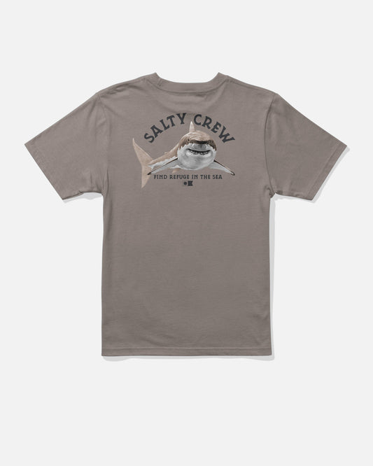 Salty Crew LURKING BOYS SS TEE - Cinder
