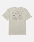 Salty Crew GREAT WHT CLASSIC SS TEE - Bone