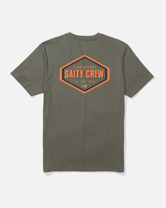 Salty Crew SHAPELY SS TEE - Dusty Olive