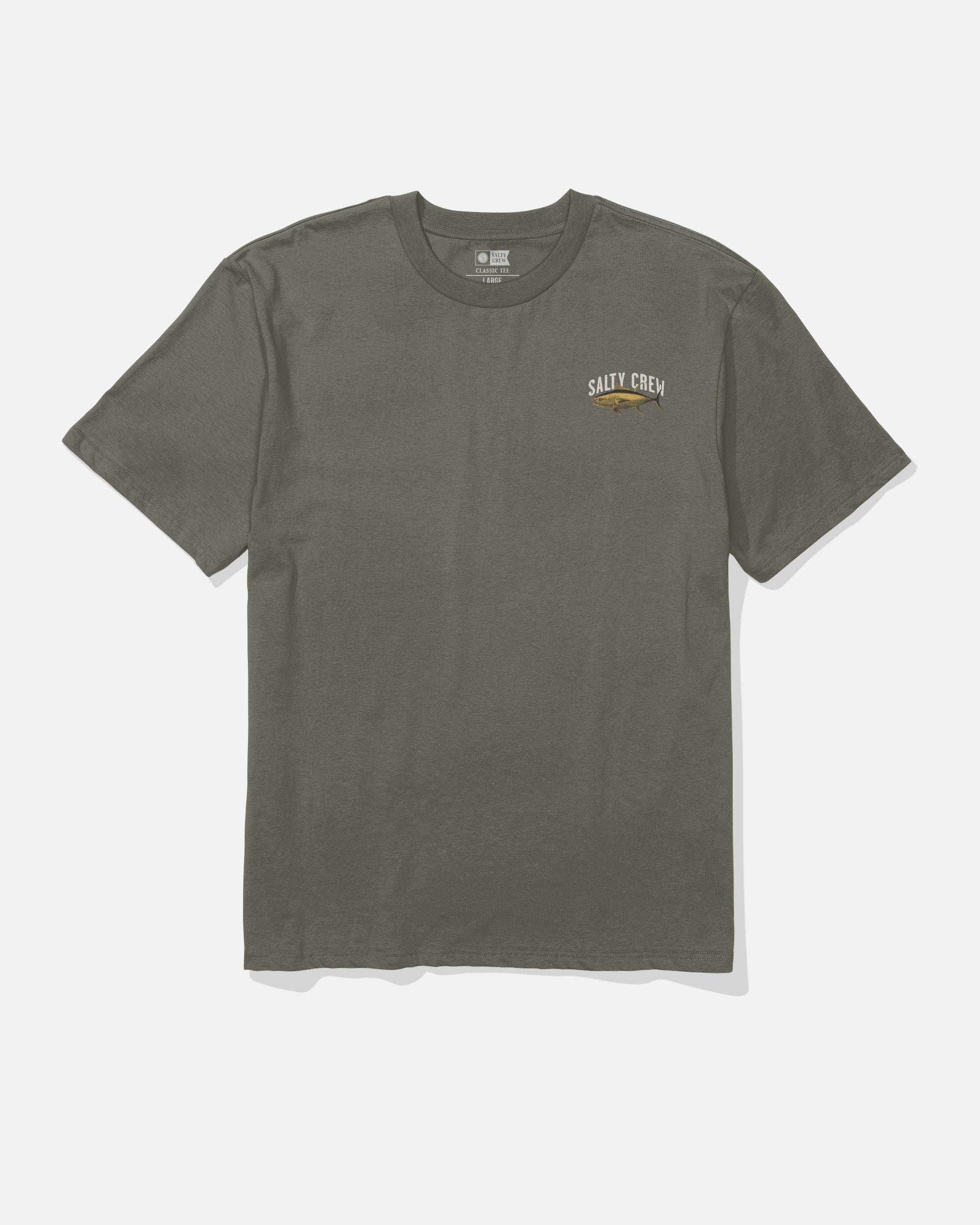 Salty Crew BITMAP CLASSIC SS TEE - Dusty Olive