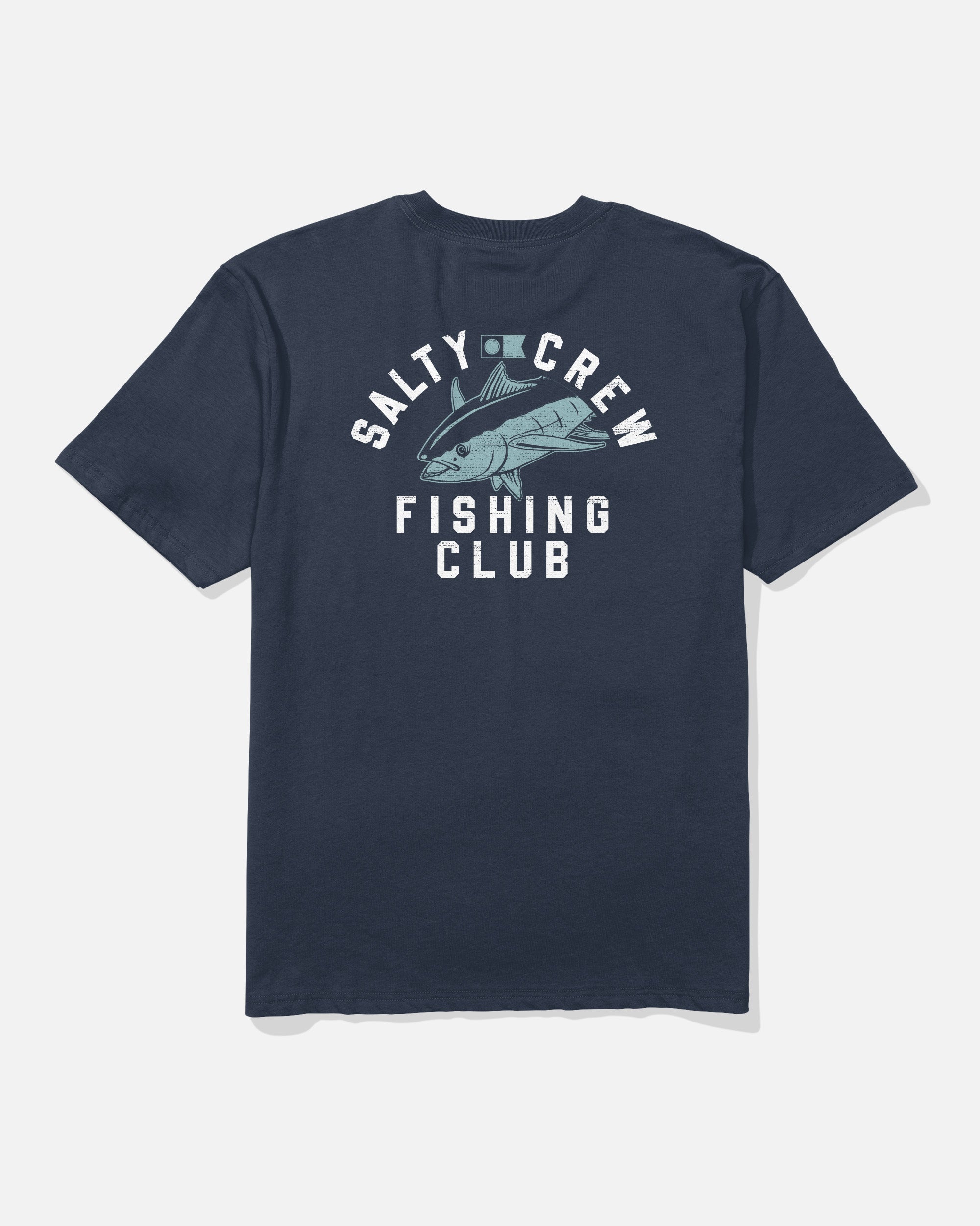 Salty Crew FISH CLUB CLASSIC SS TEE - Navy