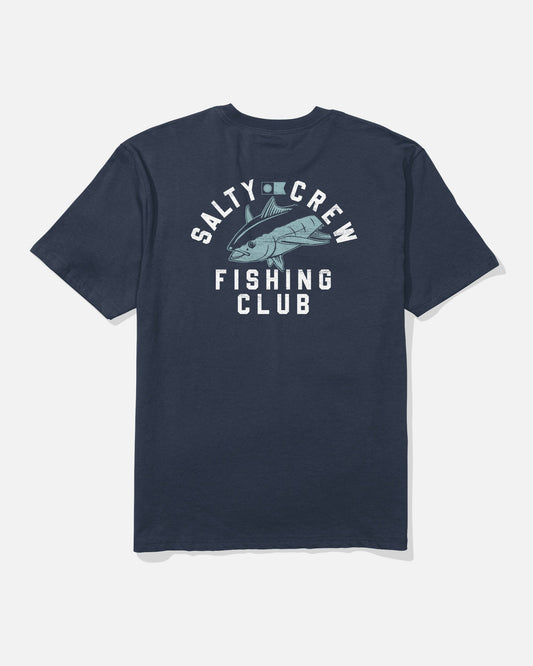 Salty Crew FISH CLUB CLASSIC SS TEE - Navy