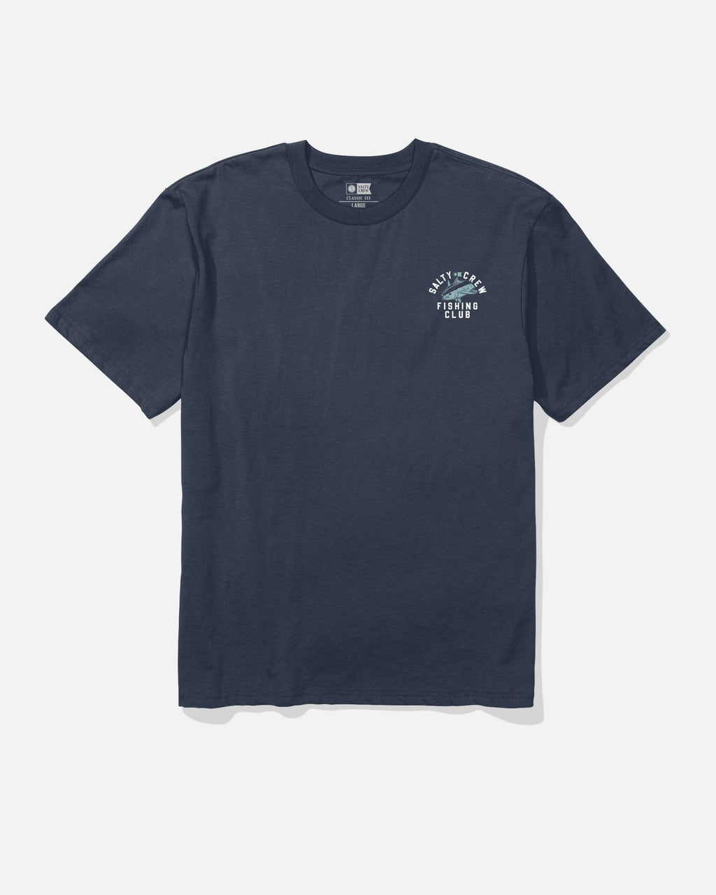 Salty Crew FISH CLUB CLASSIC SS TEE - Navy