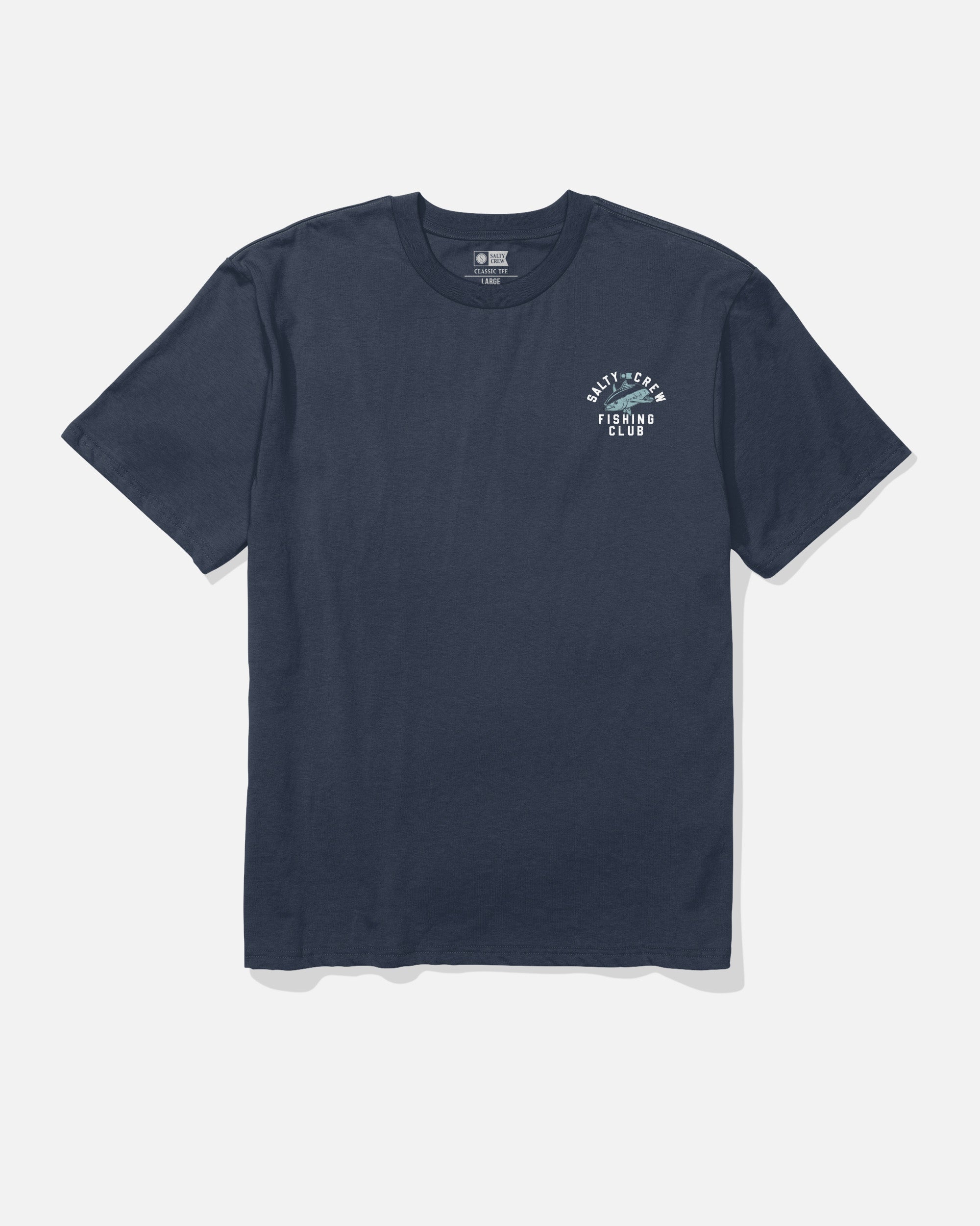 Salty Crew FISH CLUB CLASSIC SS TEE - Navy