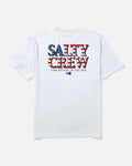 Salty Crew AMERICA OPTIC SS TEE - White