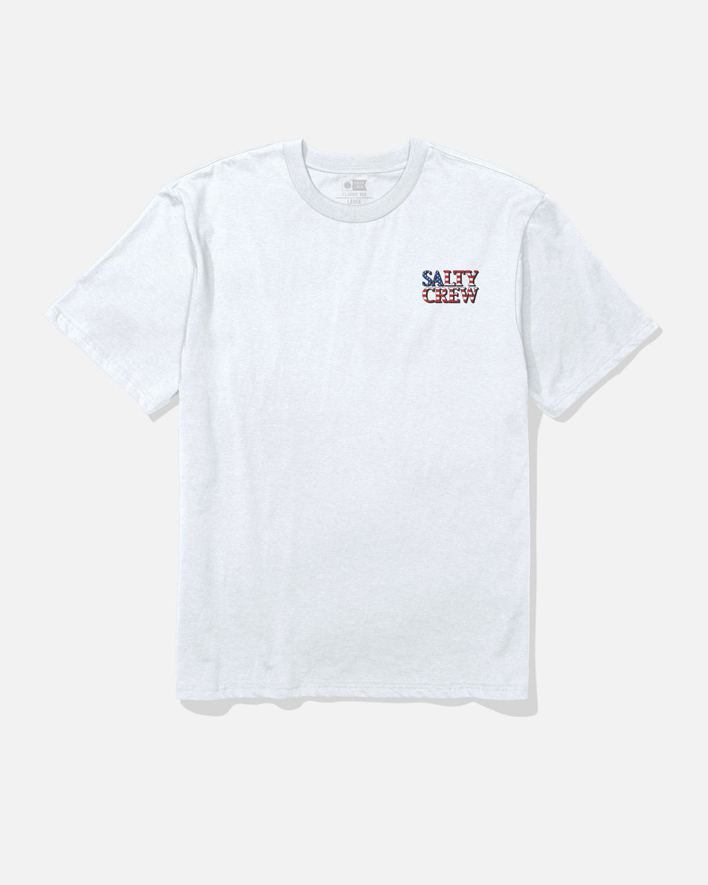 Salty Crew AMERICA OPTIC SS TEE - White