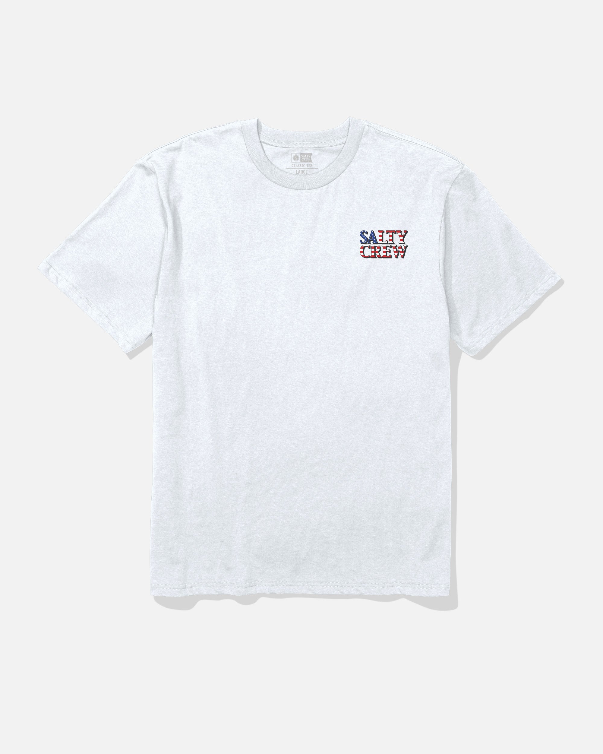 Salty Crew AMERICA OPTIC SS TEE - White