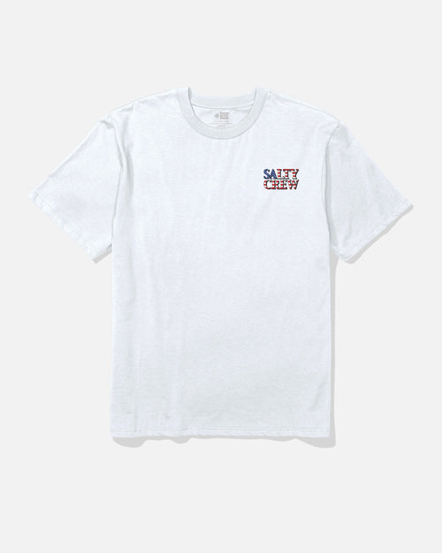 Salty Crew AMERICA OPTIC SS TEE - White