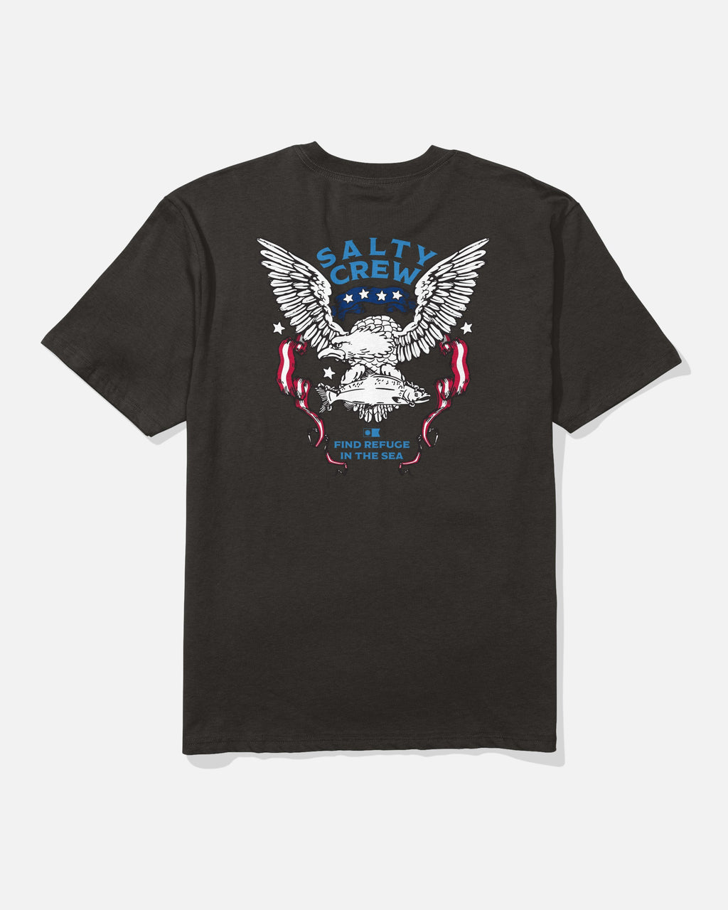 Salty Crew AMERICA TALON SS TEE - BLACK