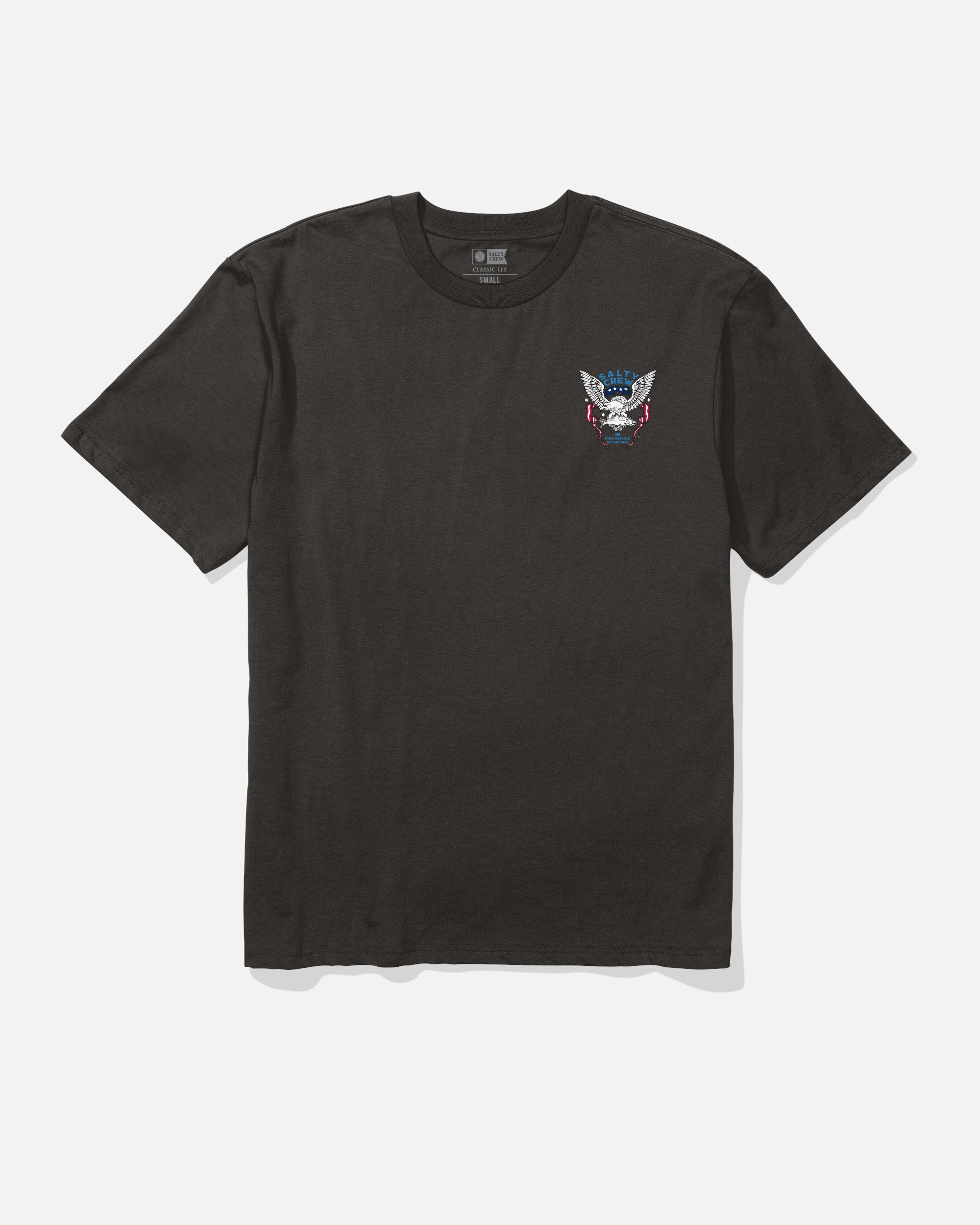 Salty Crew AMERICA TALON SS TEE - BLACK