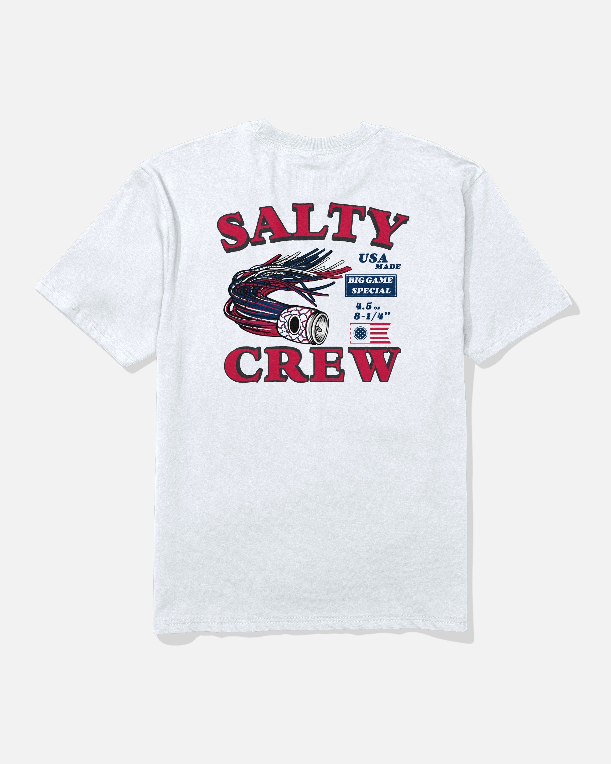 Salty Crew AMERICA LURE SS TEE - White