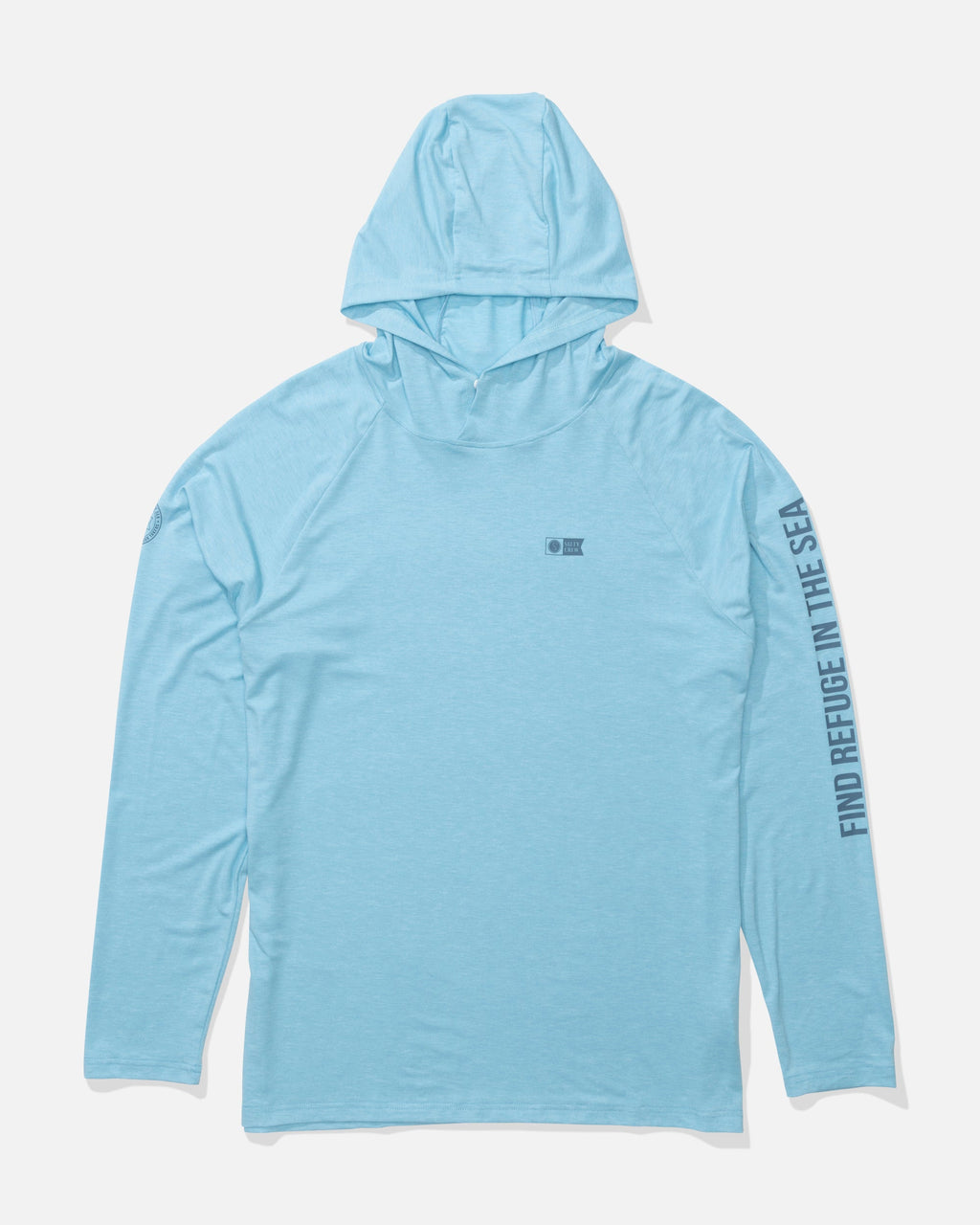 Salty Crew MARINER LITE UV HOOD - Air Blue
