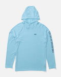 Salty Crew MARINER LITE UV HOOD - Air Blue