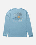 Salty Crew DAY OFF LS SUNSHIRT - Blue Heather