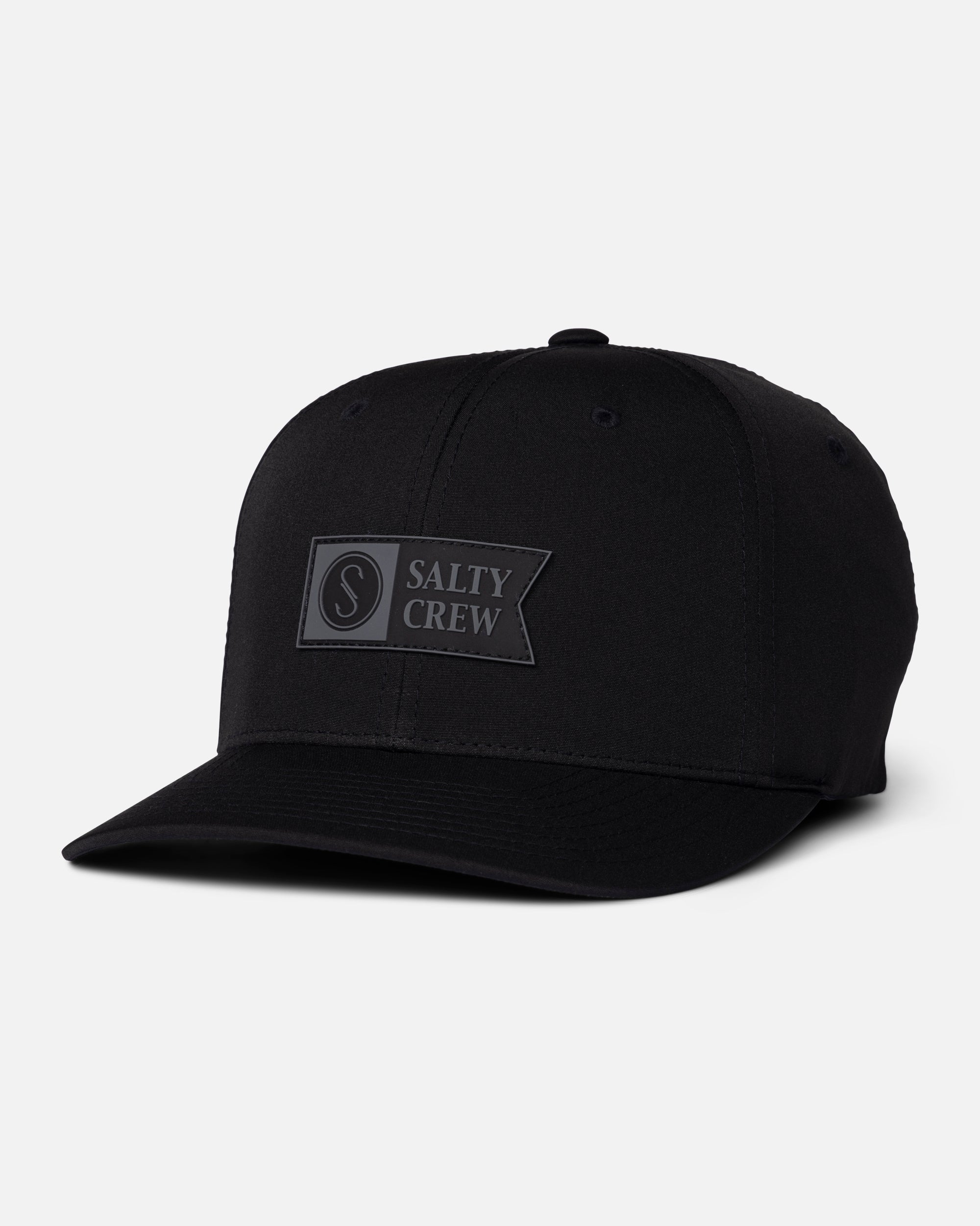 Salty Crew APEX FLEXFIT 6 PANEL - Black