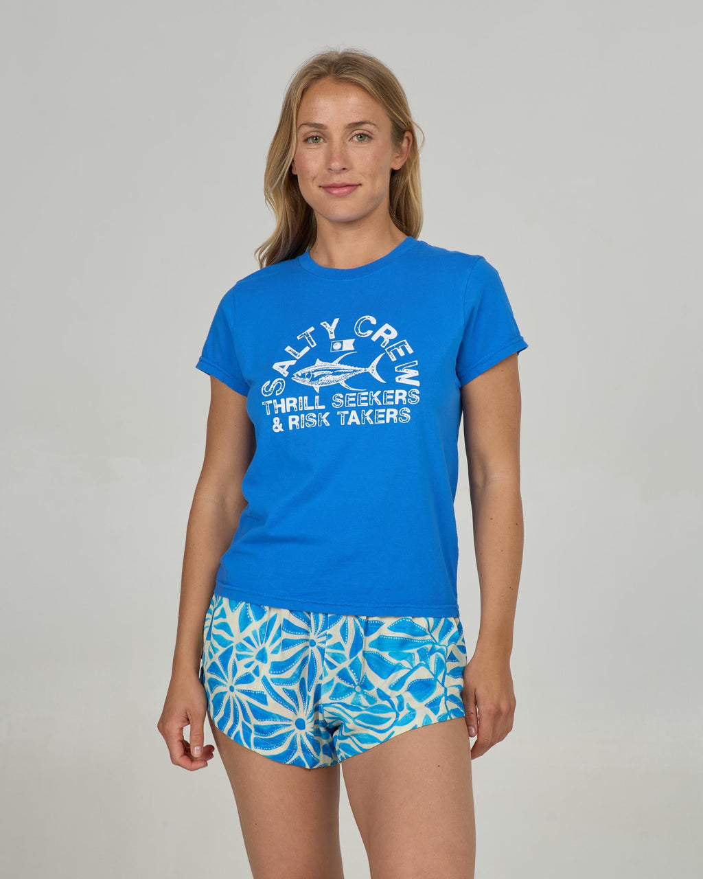 Salty Crew STAMPED MODERN TEE - Bold Blue