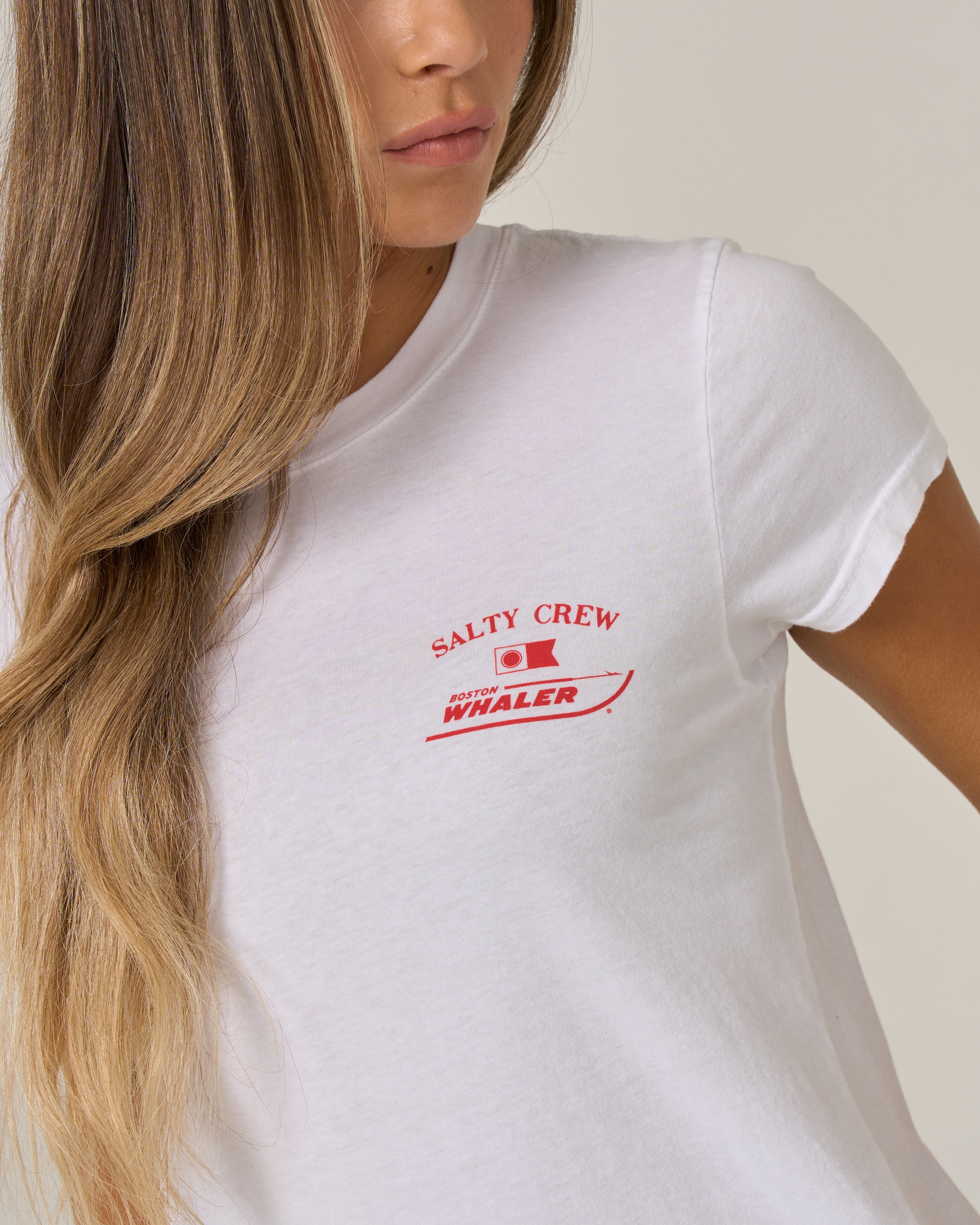Salty Crew WHALER MODERN TEE - White