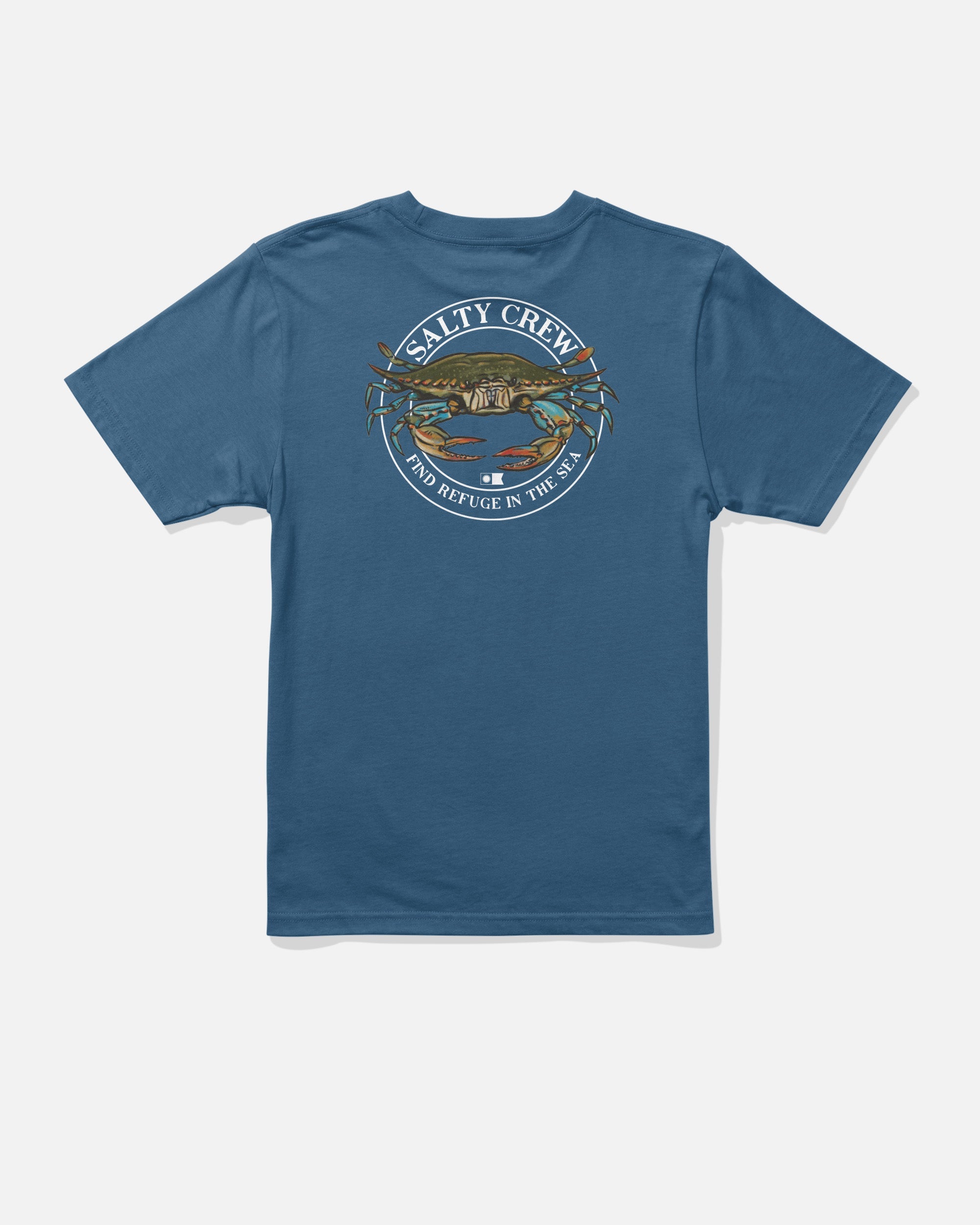 Salty Crew JIMMY BOYS SS TEE - Cast Blue