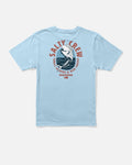 Salty Crew LEAPING BOYS SS TEE - Clear Sky