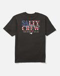Salty Crew AMERICA OPTIC SS TEE - BLACK