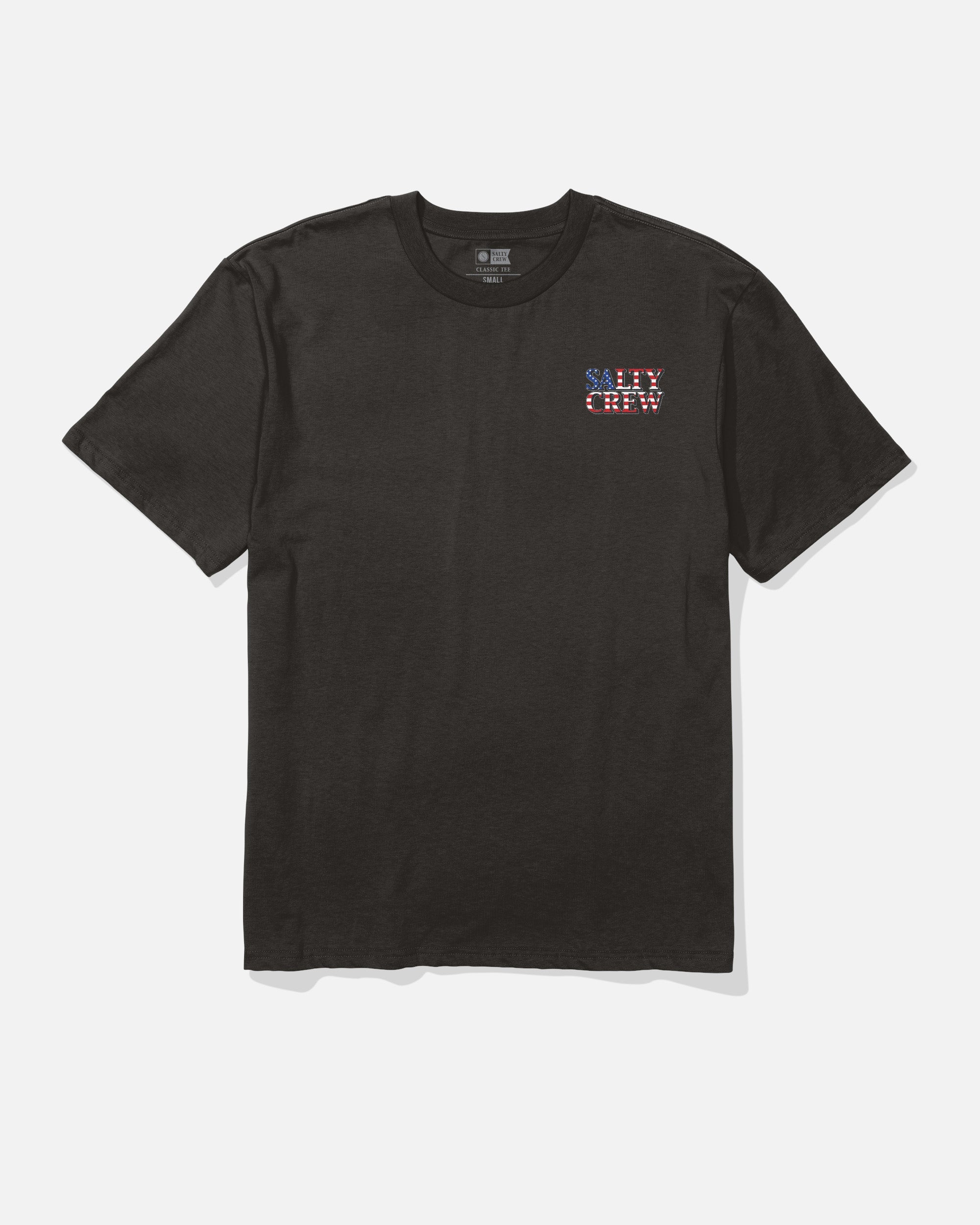 Salty Crew AMERICA OPTIC SS TEE - BLACK