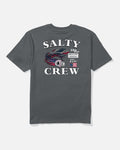 Salty Crew AMERICA LURE SS TEE - Charcoal