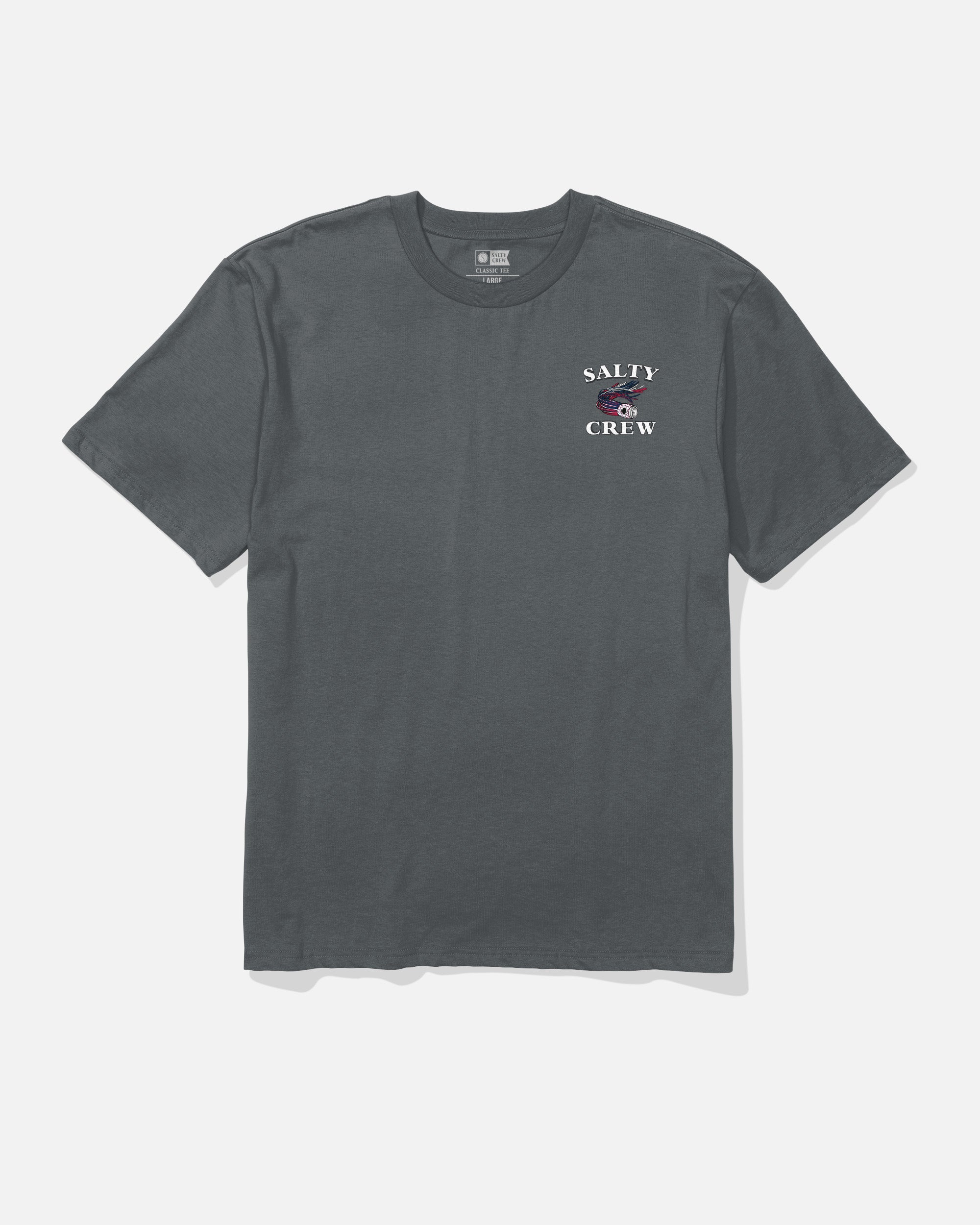 Salty Crew AMERICA LURE SS TEE - Charcoal