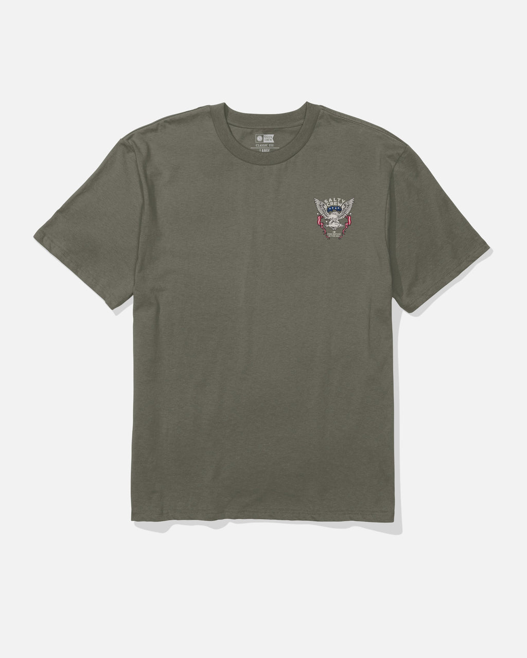 Salty Crew AMERICA TALON SS TEE - Dusty Olive