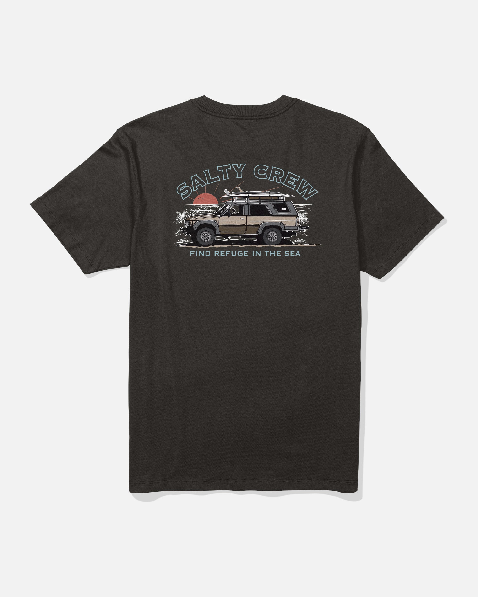Salty Crew GET READY SS TEE - BLACK