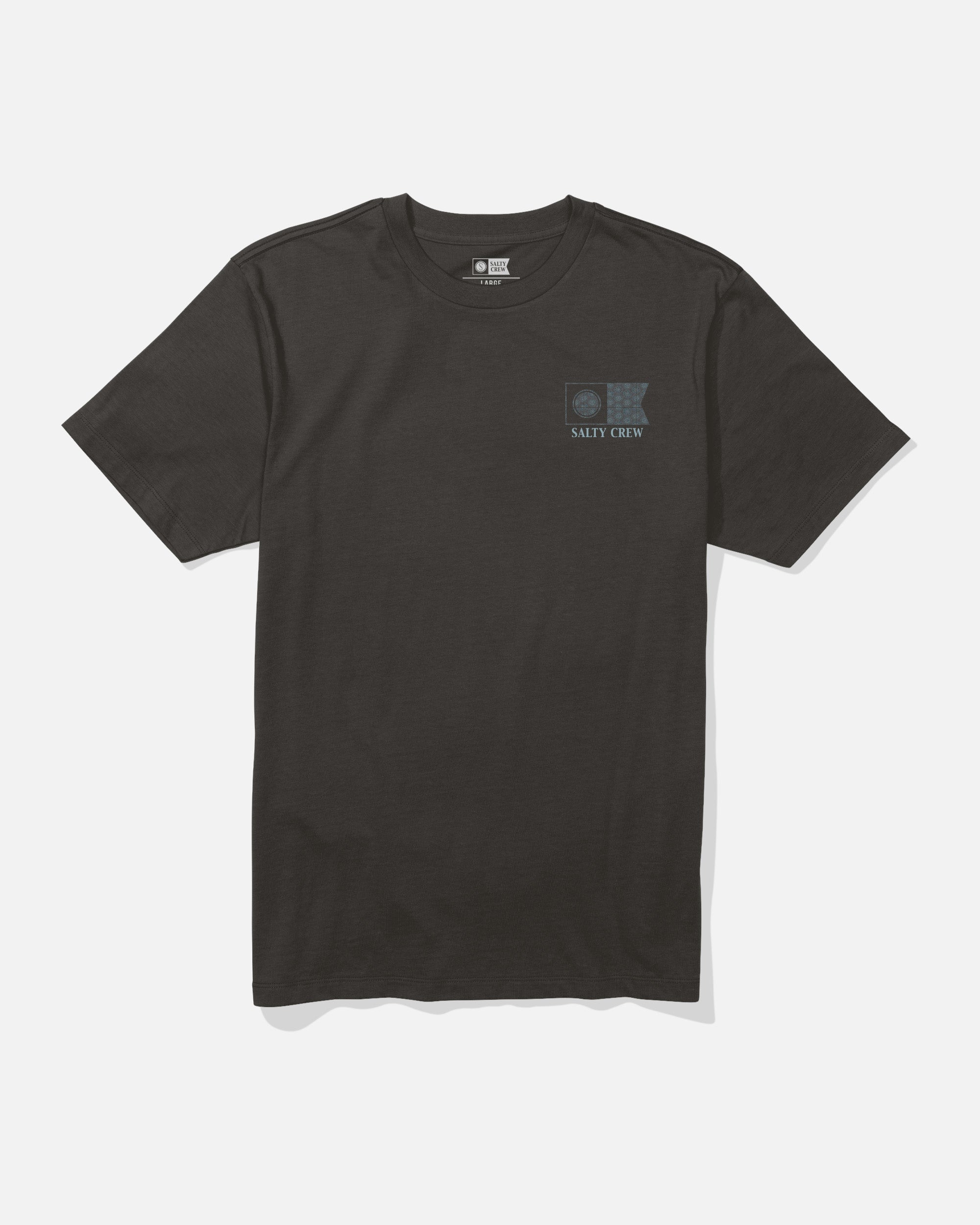 Salty Crew FLAGSHIP SS TEE - Black